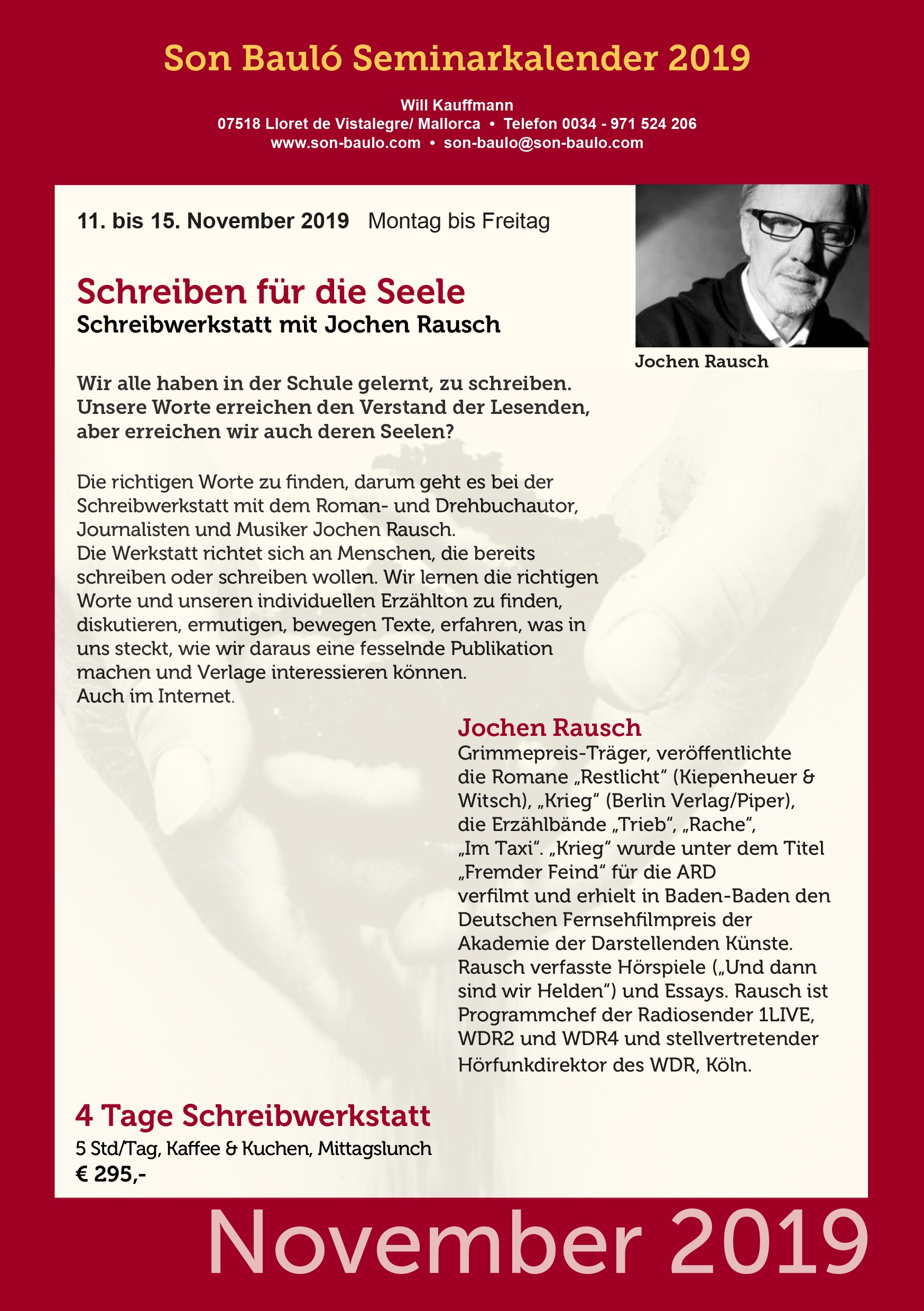 Schreiben für die Seele